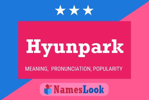 Hyunpark Naam Poster