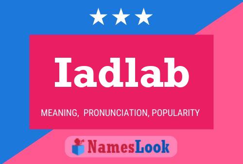 Iadlab Naam Poster