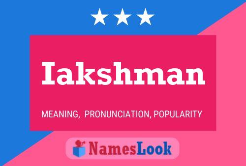 Iakshman Naam Poster