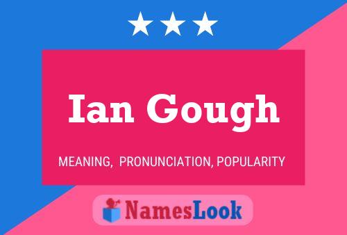 Ian Gough Naam Poster