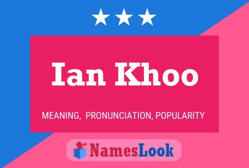 Ian Khoo Naam Poster