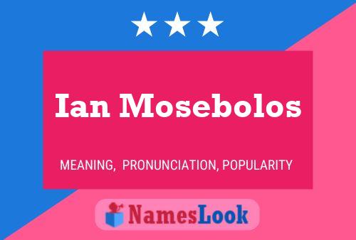 Ian Mosebolos Naam Poster