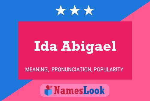 Ida Abigael Naam Poster