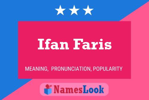 Ifan Faris Naam Poster