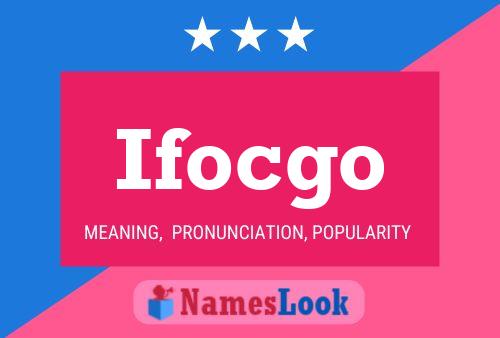 Ifocgo Naam Poster