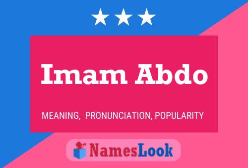 Imam Abdo Naam Poster