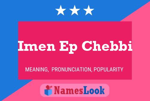 Imen Ep Chebbi Naam Poster