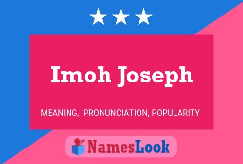 Imoh Joseph Naam Poster