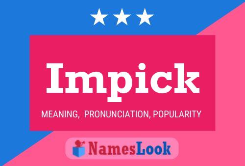 Impick Naam Poster