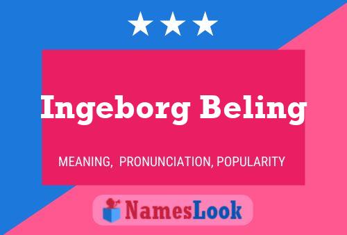 Ingeborg Beling Naam Poster