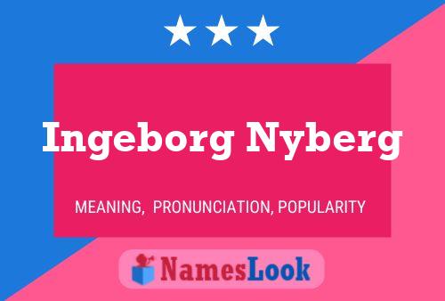 Ingeborg Nyberg Naam Poster