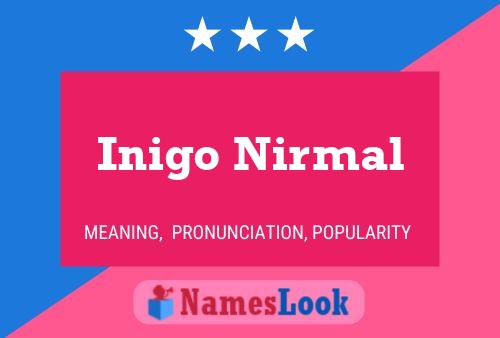 Inigo Nirmal Naam Poster