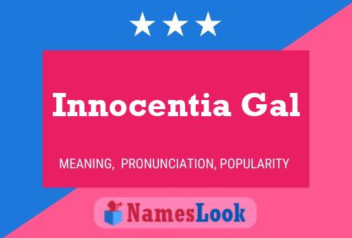 Innocentia Gal Naam Poster