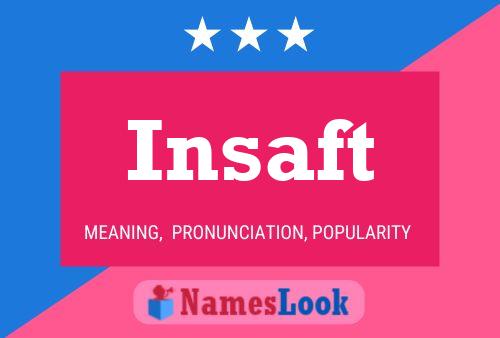 Insaft Naam Poster