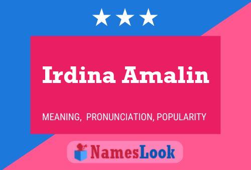 Irdina Amalin Naam Poster