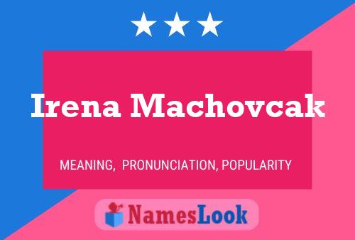 Irena Machovcak Naam Poster