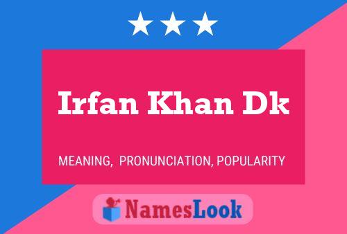 Irfan Khan Dk Naam Poster