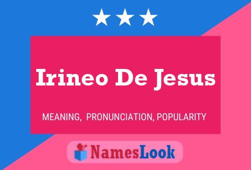 Irineo De Jesus Naam Poster