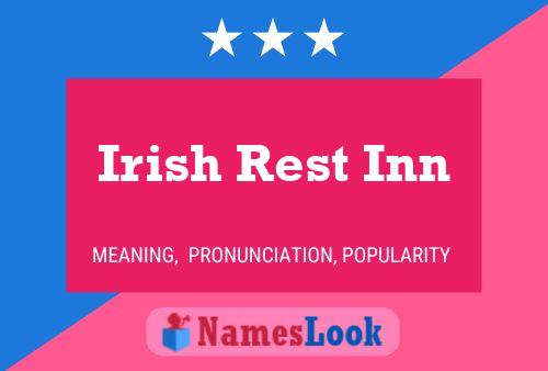 Irish Rest Inn Naam Poster