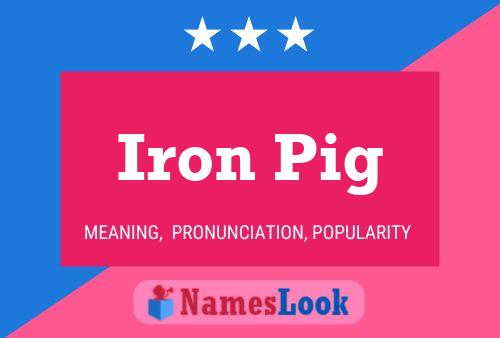 Iron Pig Naam Poster