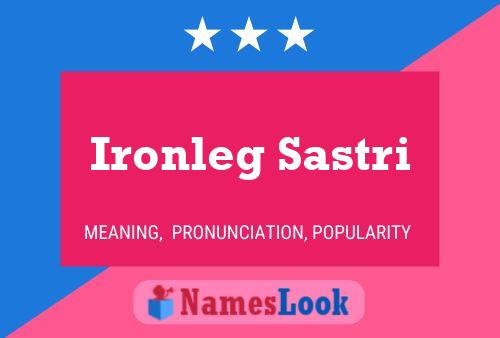 Ironleg Sastri Naam Poster