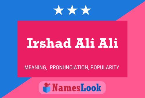 Irshad Ali Ali Naam Poster