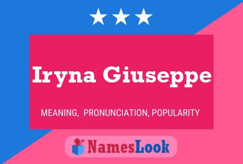 Iryna Giuseppe Naam Poster