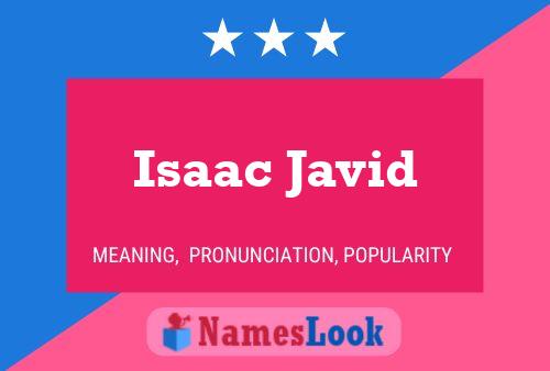 Isaac Javid Naam Poster