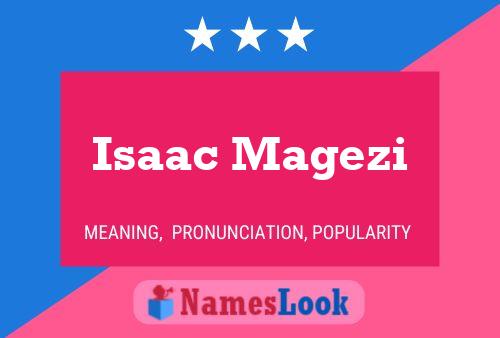 Isaac Magezi Naam Poster