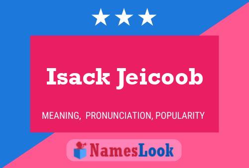 Isack Jeicoob Naam Poster