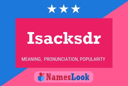 Isacksdr Naam Poster