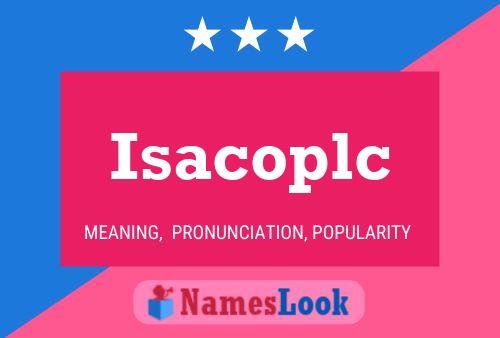 Isacoplc Naam Poster