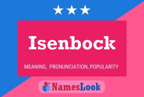 Isenbock Naam Poster