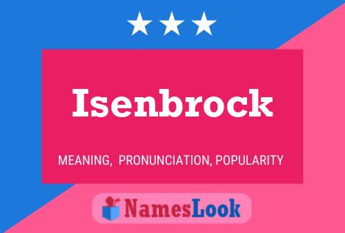 Isenbrock Naam Poster