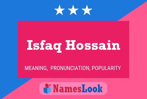 Isfaq Hossain Naam Poster