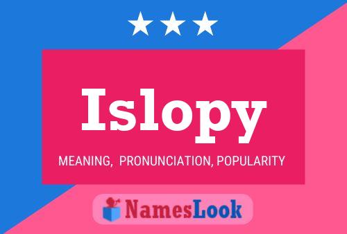 Islopy Naam Poster