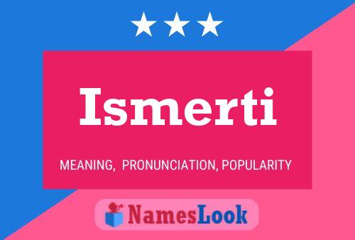 Ismerti Naam Poster