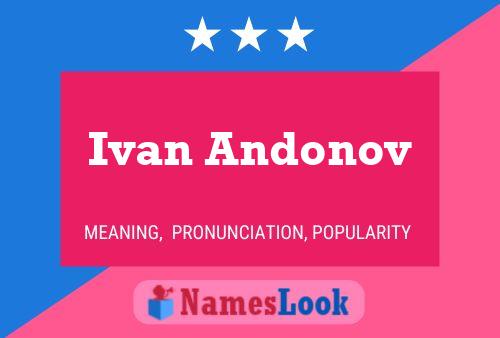 Ivan Andonov Naam Poster