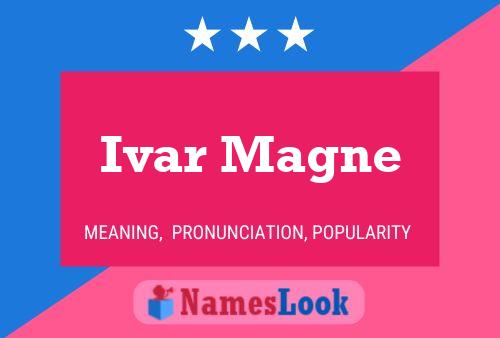 Ivar Magne Naam Poster