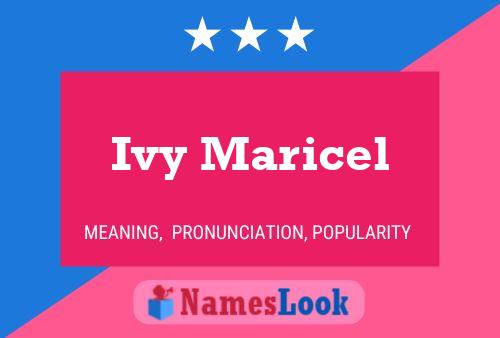 Ivy Maricel Naam Poster