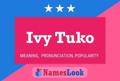 Ivy Tuko Naam Poster