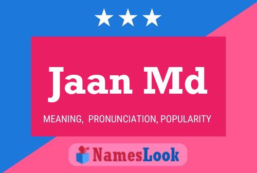 Jaan Md Naam Poster