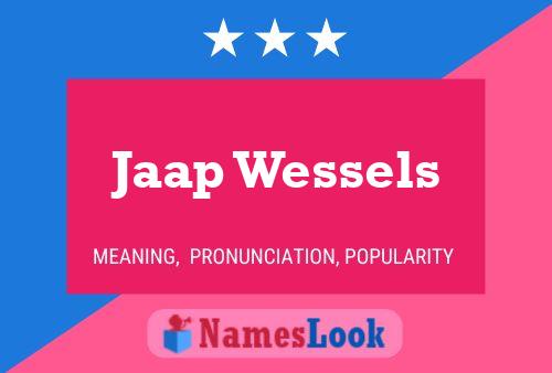 Jaap Wessels Naam Poster