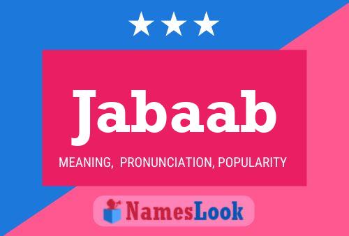 Jabaab Naam Poster