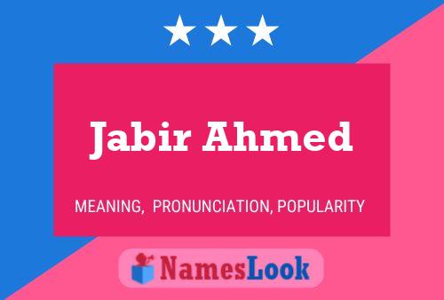 Jabir Ahmed Naam Poster