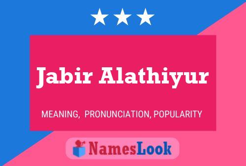 Jabir Alathiyur Naam Poster