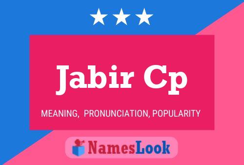 Jabir Cp Naam Poster