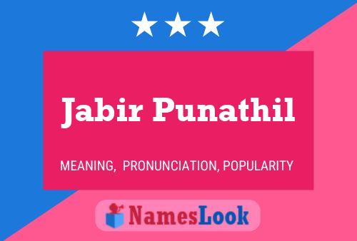 Jabir Punathil Naam Poster