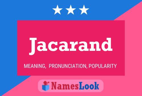 Jacarand Naam Poster