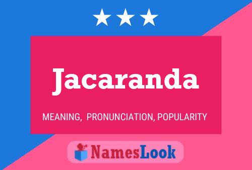 Jacaranda Naam Poster